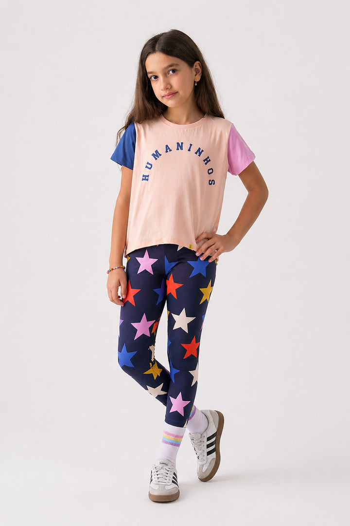 Blusa Infantil Bicolor