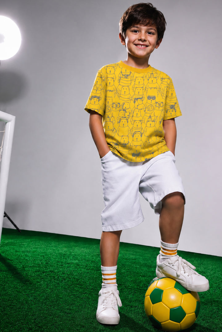 Camiseta Ursos Amarela