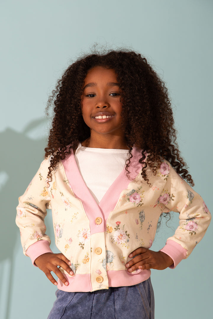 Cardigan Infantil Jardim