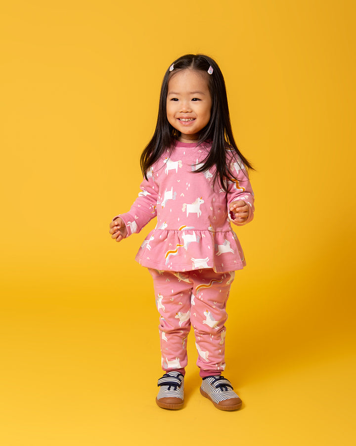 Conjunto Moletom Bebê Unicórnios