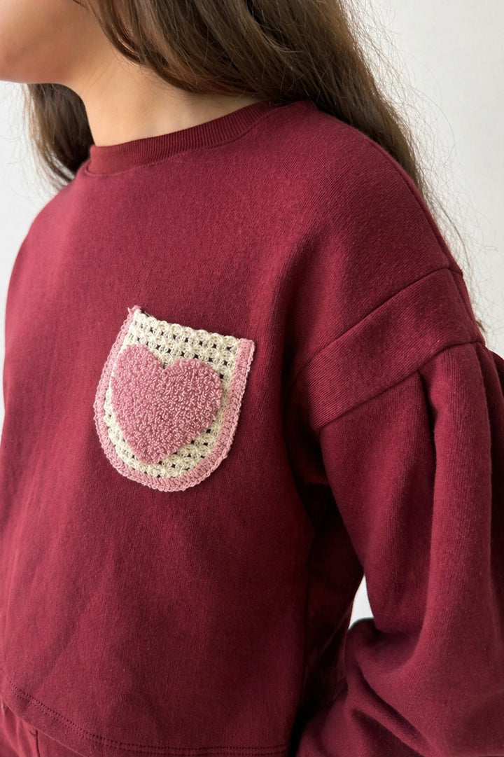 Conjunto Moletom Bordô