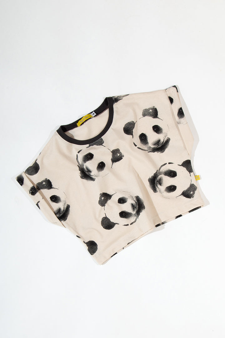 Cropped Infantil Panda