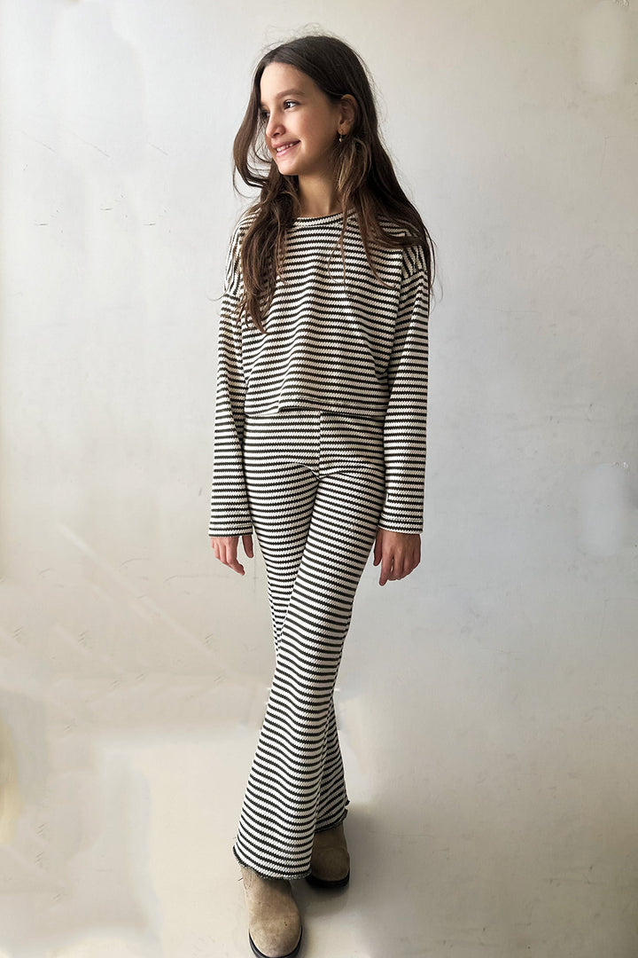 Conjunto Infantil Tricô Oliva