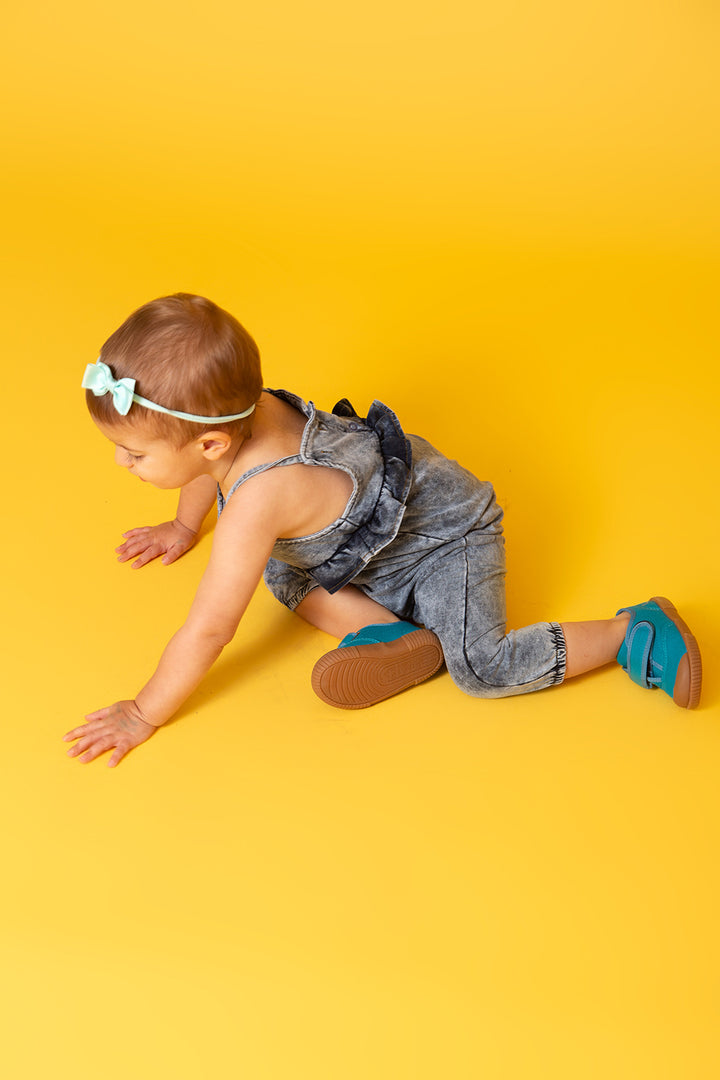 Jardineira Baby Denim