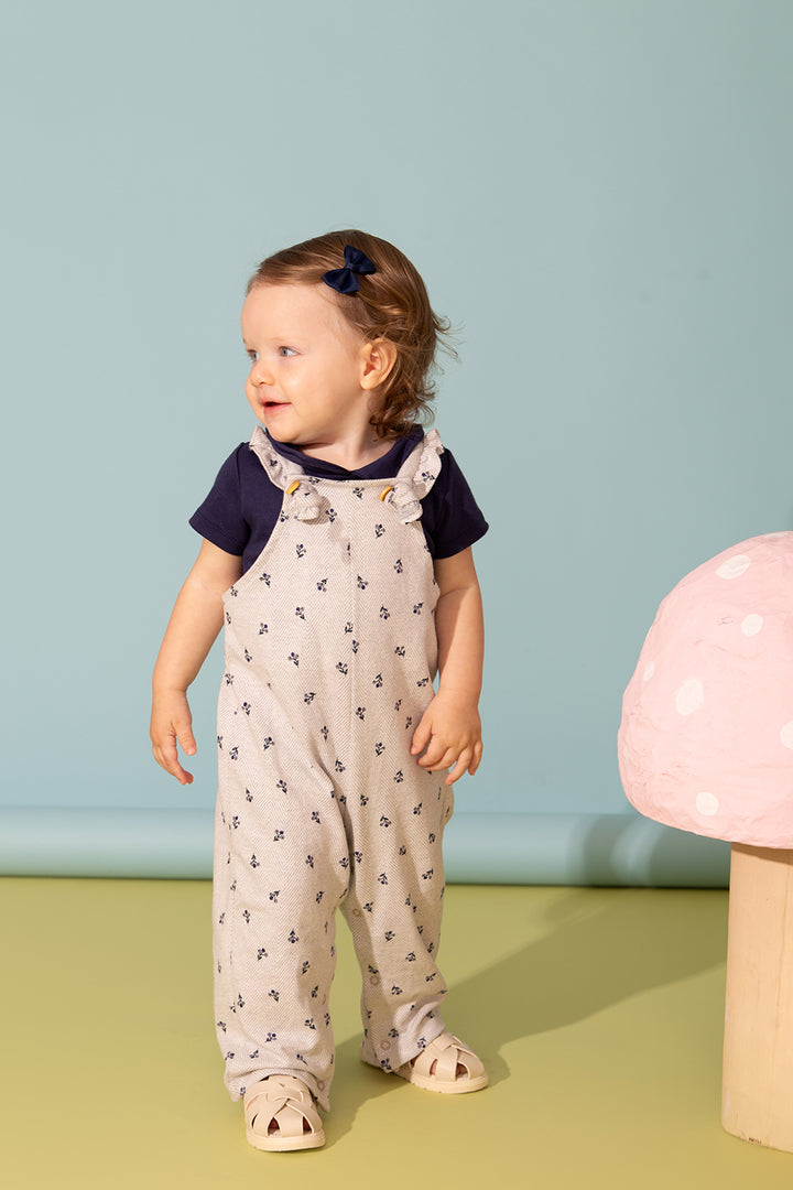 Macacão Olívia Floral Azul