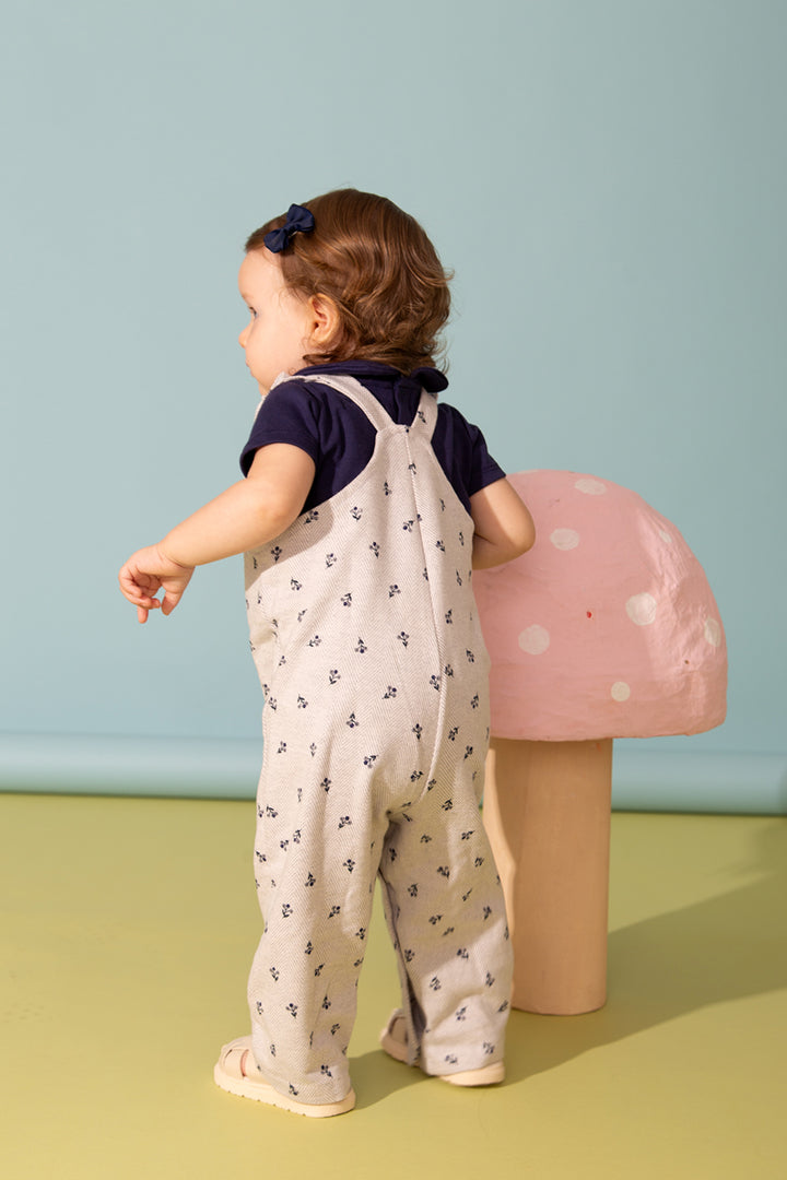 Macacão Olívia Floral Azul