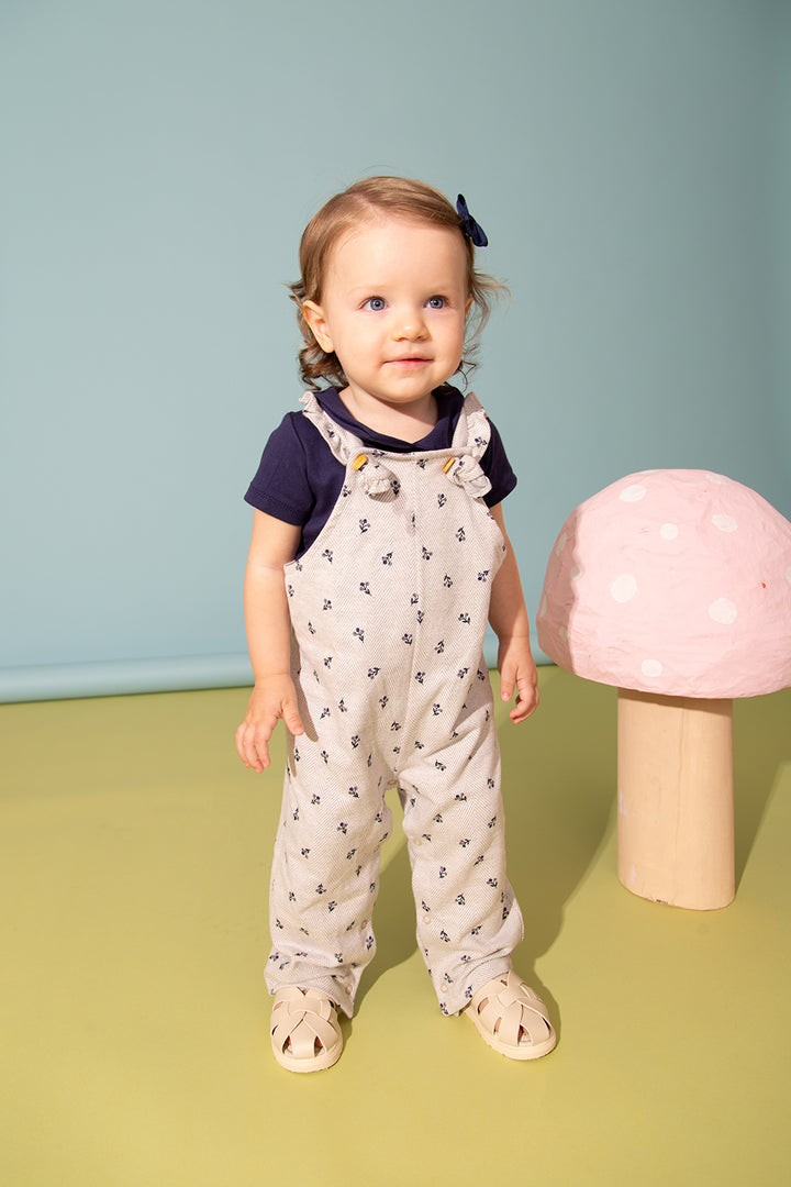 Macacão Olívia Floral Azul