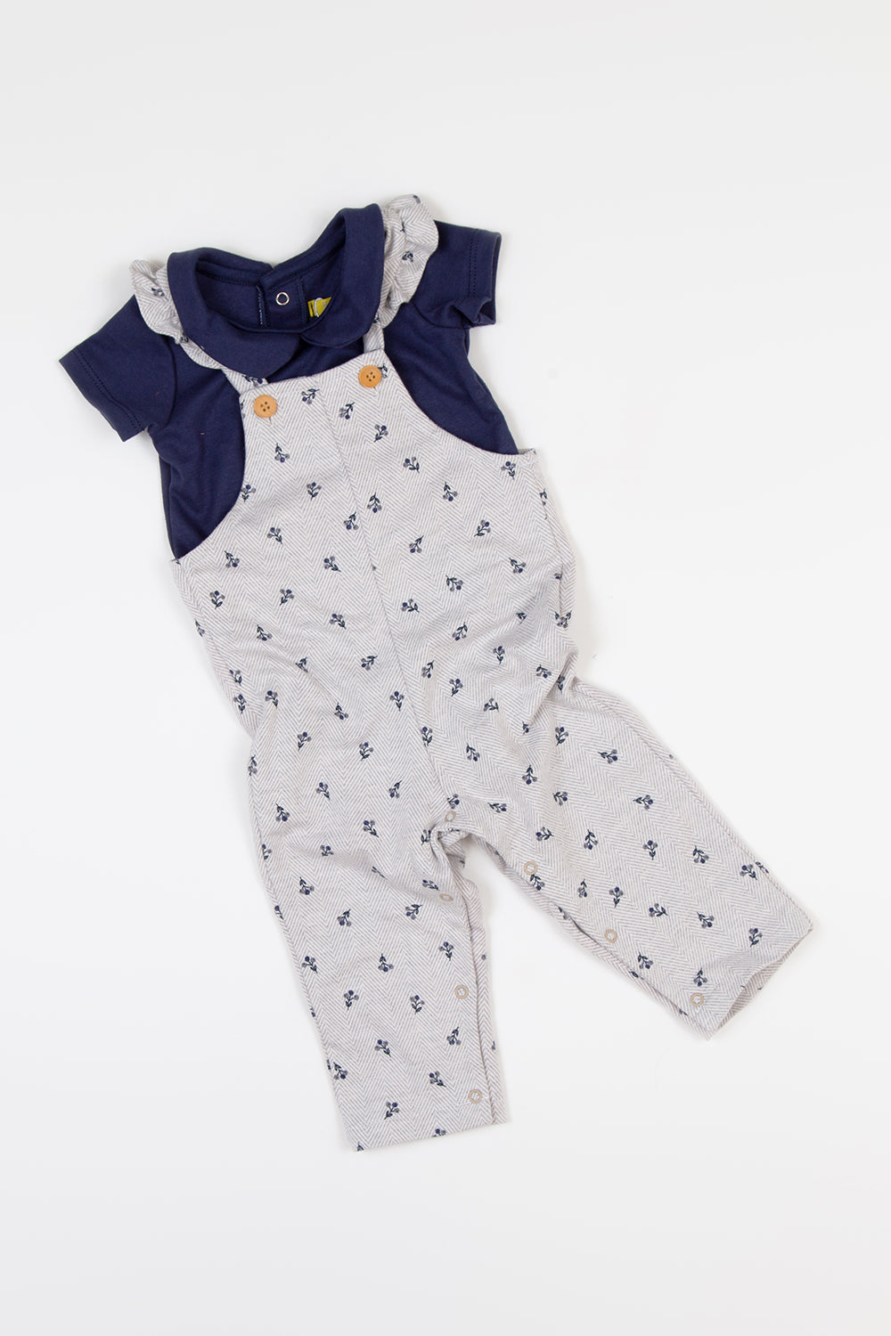 Macacão Olívia Floral Azul