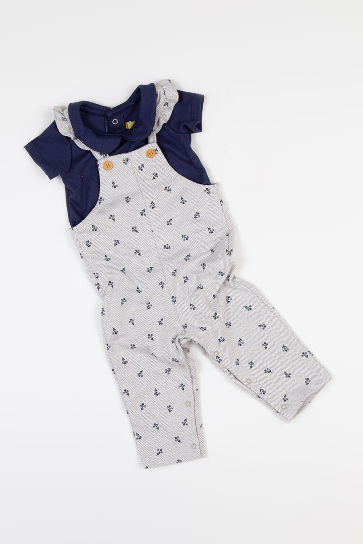 Macacão Olívia Floral Azul