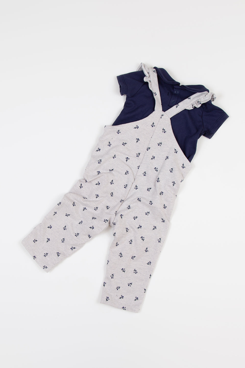 Macacão Olívia Floral Azul