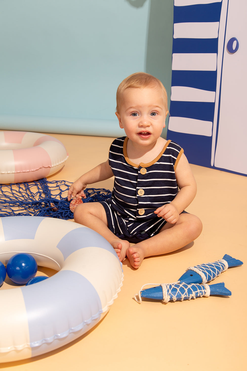 Macaquinho Bebê Navy