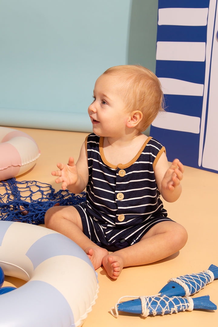 Macaquinho Bebê Navy