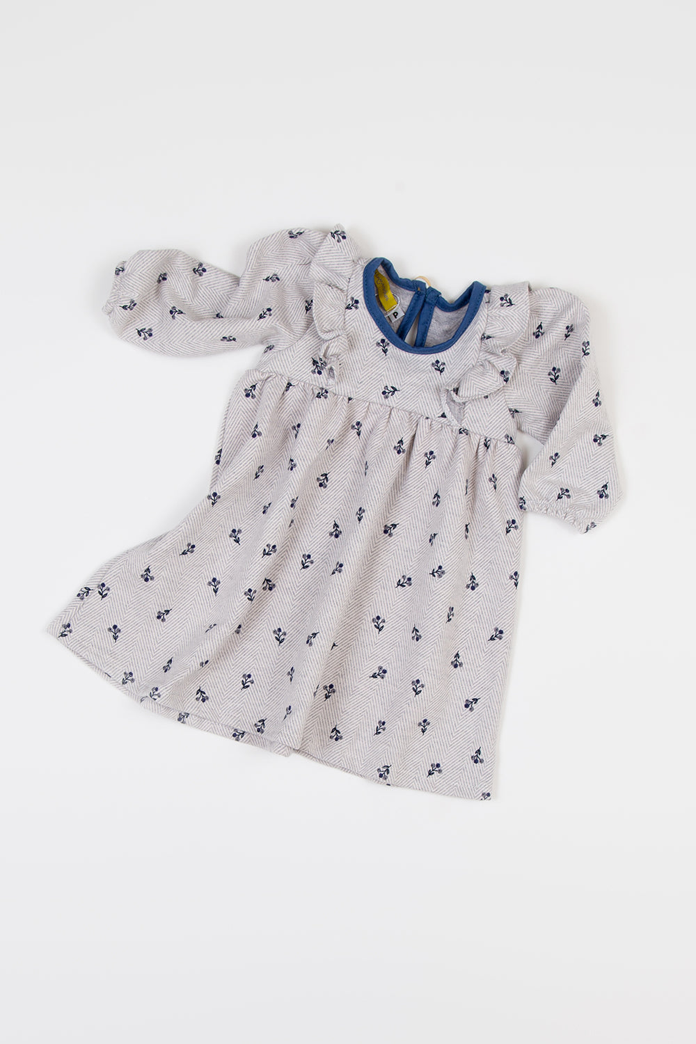 Vestido Hebe Floral Azul