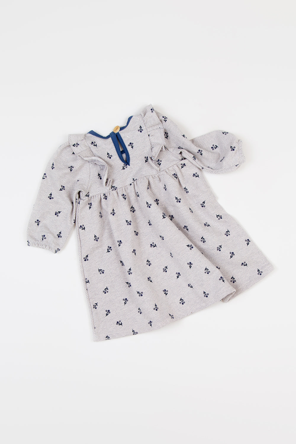 Vestido Hebe Floral Azul