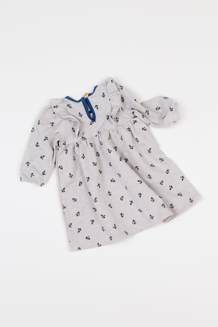 Vestido Hebe Floral Azul