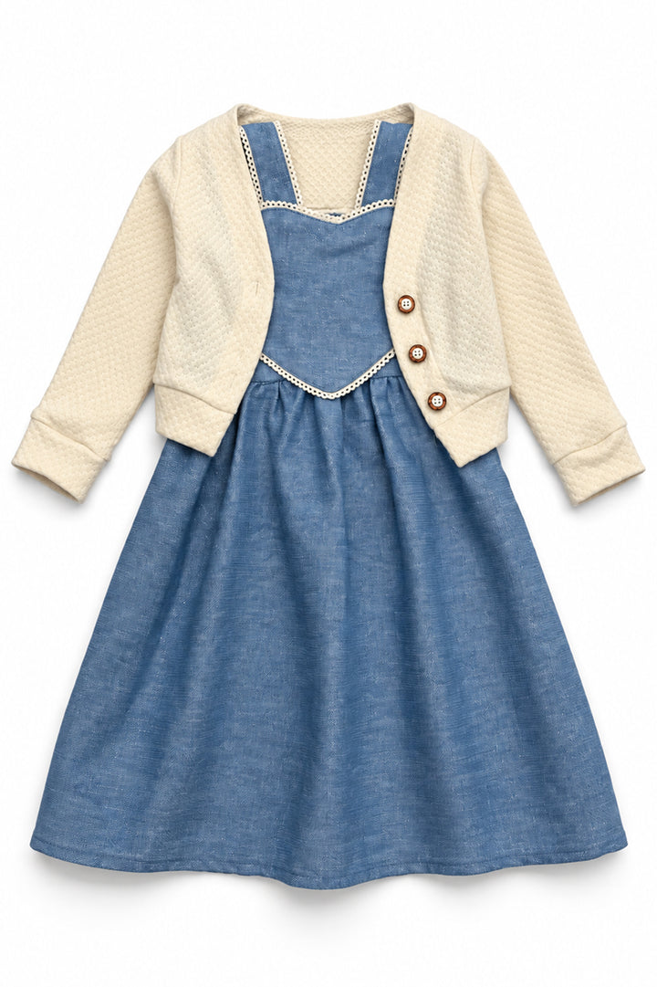 Vestido Coracao Denim