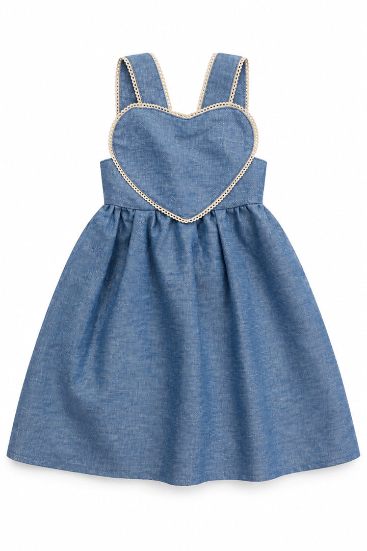 Vestido Coracao Denim
