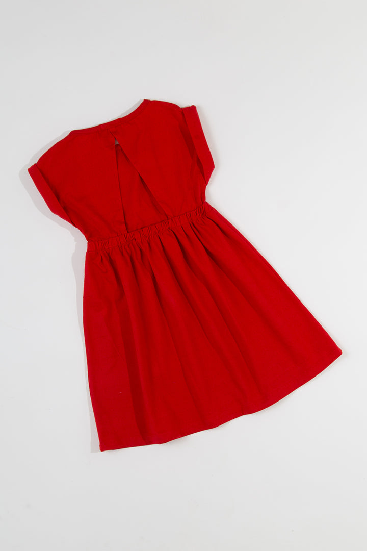 Vestido Infantil Tomate