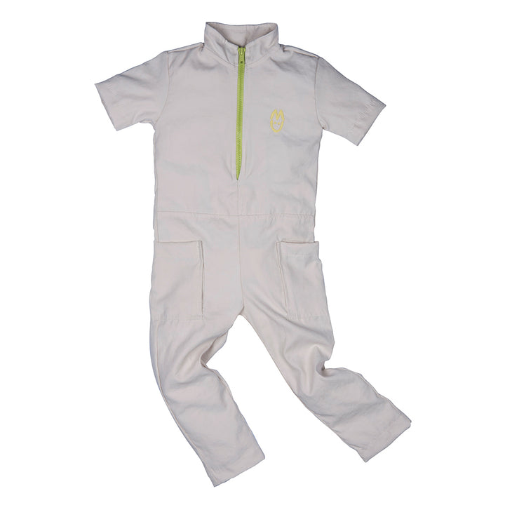 Macacão Infantil Zíper Vanilla