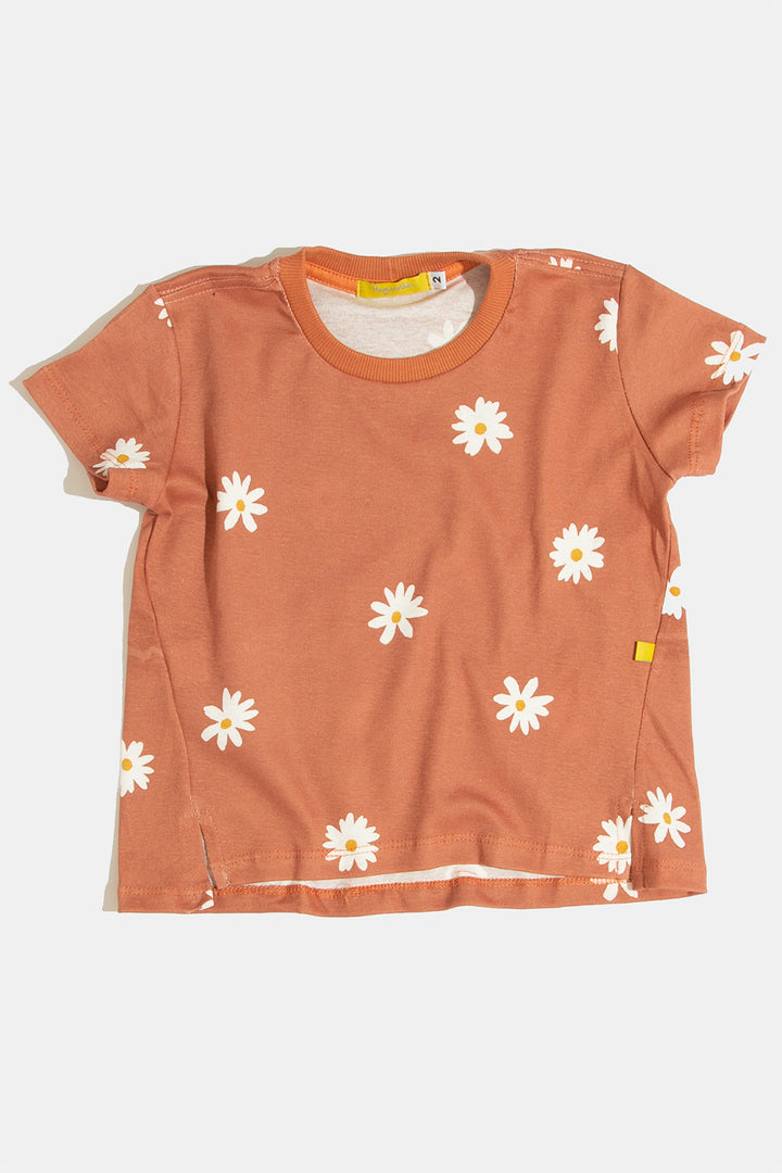 Blusa Infantil Manga Curta Daisy